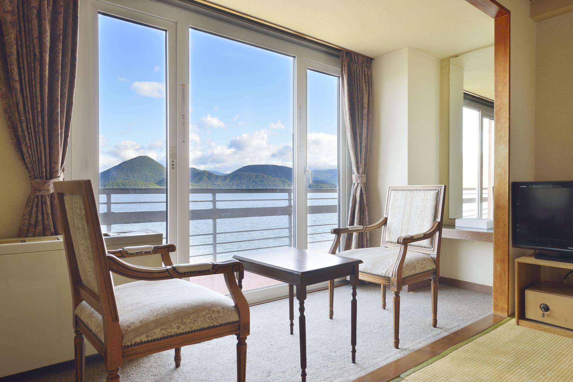 Toyako Manseikaku Hotel Lakeside Terrace Exterior foto
